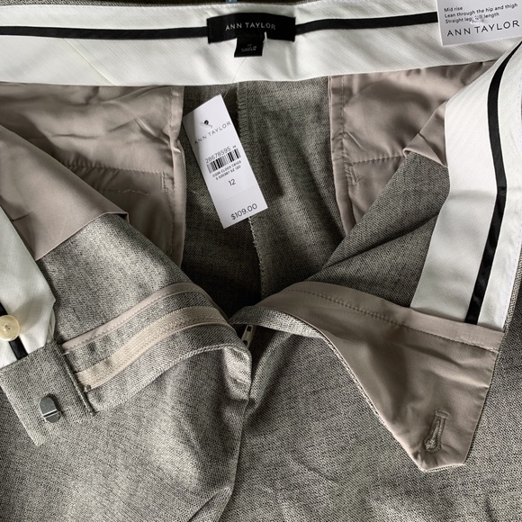 NWT - Ann Taylor Straight Fit Marled 31” Pants 12 - Picture 13 of 16